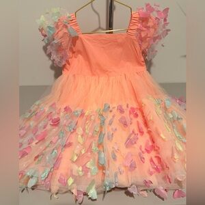 Lola Coral Tulle Dress